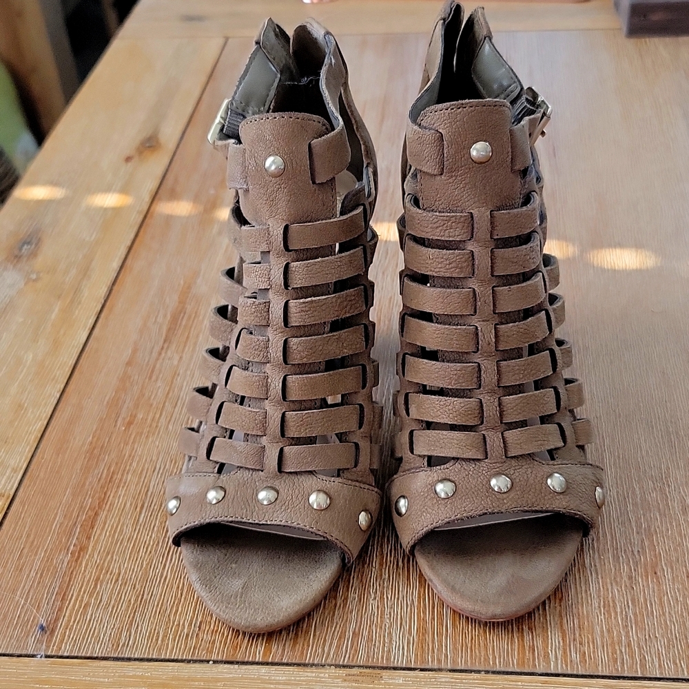 Brown booties